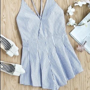 💙Stripped Romper💙